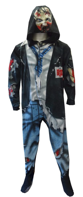 Illustration for article titled Behold the majesty of the official Walking Dead zombie footie pajamas